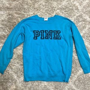PINK blue sweater